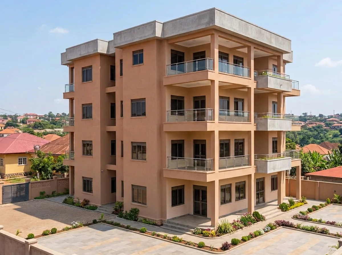 Completed multi-storey residential building